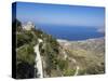 San Giovanni Church and View of Coastline from Town Walls, Erice, Sicily, Italy, Mediterranean-Jean Brooks-Stretched Canvas