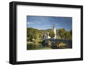 San Giovanni Church, Lake Bohinj, Triglav National Park, Upper Carniola, Slovenia-Ben Pipe-Framed Photographic Print