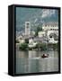 San Giulio Island, Lake Orta, Orta, Italy-Lisa S. Engelbrecht-Framed Stretched Canvas