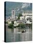 San Giulio Island, Lake Orta, Orta, Italy-Lisa S. Engelbrecht-Stretched Canvas