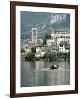 San Giulio Island, Lake Orta, Orta, Italy-Lisa S. Engelbrecht-Framed Photographic Print