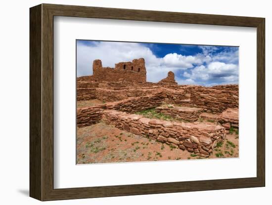 San Gregorio Church at Abo Ruins, Salinas Pueblo Missions. New Mexico, USA-Russ Bishop-Framed Photographic Print