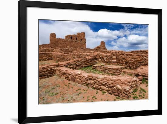 San Gregorio Church at Abo Ruins, Salinas Pueblo Missions. New Mexico, USA-Russ Bishop-Framed Premium Photographic Print