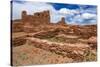 San Gregorio Church at Abo Ruins, Salinas Pueblo Missions. New Mexico, USA-Russ Bishop-Stretched Canvas