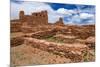 San Gregorio Church at Abo Ruins, Salinas Pueblo Missions. New Mexico, USA-Russ Bishop-Mounted Photographic Print