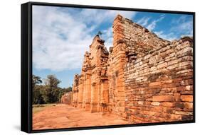 San Ignacio-Mini Mission in Argentina-xura-Framed Stretched Canvas