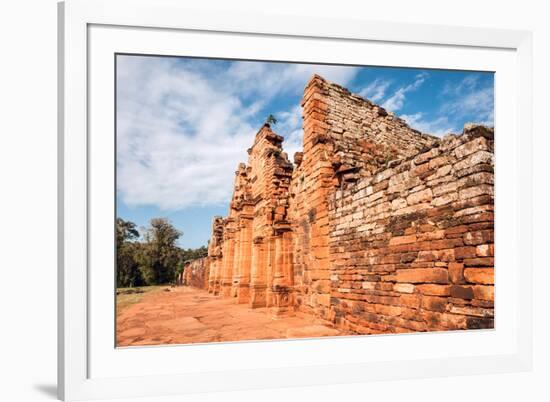 San Ignacio-Mini Mission in Argentina-xura-Framed Photographic Print