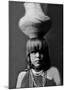 San Ildefonso Girl with Jar-Edward S^ Curtis-Mounted Giclee Print