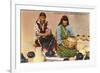 San Ildefonso Pottery Makers, New Mexico-null-Framed Premium Giclee Print