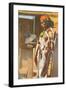 San Ildefonso Pueblo Potter, New Mexico-null-Framed Art Print