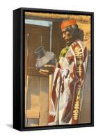 San Ildefonso Pueblo Potter, New Mexico-null-Framed Stretched Canvas