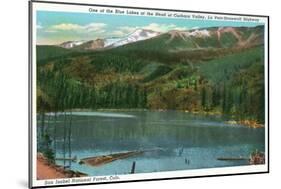San Isabel National Forest, CO, View of One of the Blue Lakes at Cuchara Valley Head-Lantern Press-Mounted Art Print