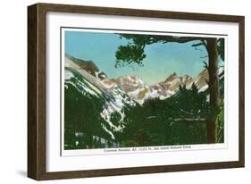 San Isabel National Forest, Colorado, View of the Crestone Needles-Lantern Press-Framed Art Print