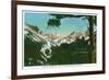 San Isabel National Forest, Colorado, View of the Crestone Needles-Lantern Press-Framed Premium Giclee Print