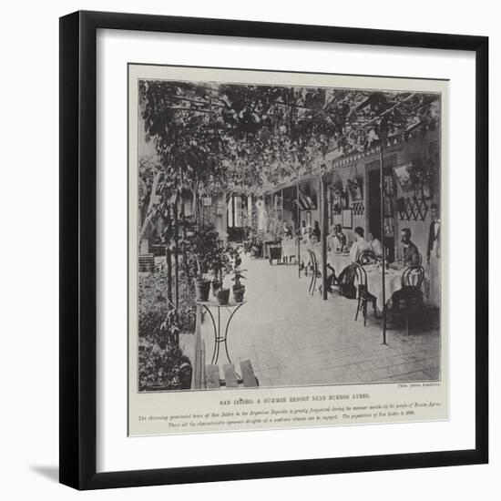 San Isidro, a Summer Resort Near Buenos Ayres-null-Framed Giclee Print