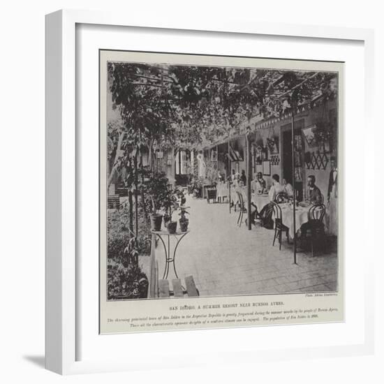 San Isidro, a Summer Resort Near Buenos Ayres-null-Framed Giclee Print