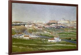 San Isidro Meadows (The Deaf Mans House), 1909-Aureliano De Beruete-Framed Giclee Print