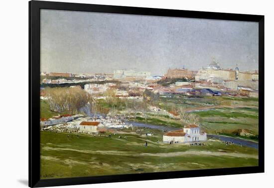 San Isidro Meadows (The Deaf Mans House), 1909-Aureliano De Beruete-Framed Giclee Print
