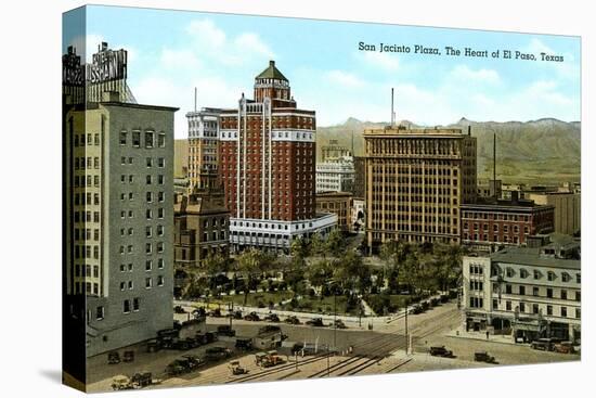 San Jacinto Plaza, El Paso, Texas-null-Stretched Canvas