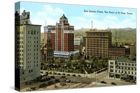 San Jacinto Plaza, El Paso, Texas-null-Stretched Canvas