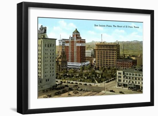 San Jacinto Plaza, El Paso, Texas-null-Framed Art Print