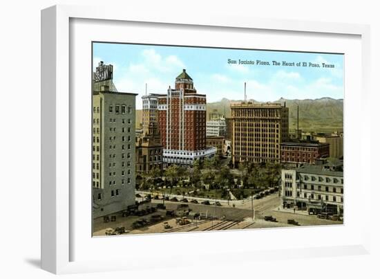 San Jacinto Plaza, El Paso, Texas-null-Framed Art Print