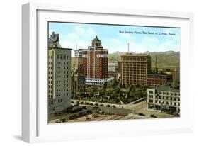 San Jacinto Plaza, El Paso, Texas-null-Framed Art Print