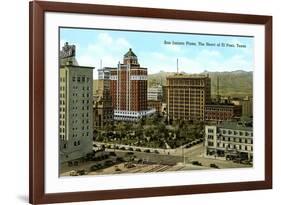 San Jacinto Plaza, El Paso, Texas-null-Framed Premium Giclee Print