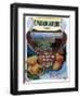 San Jose, California - Embarcadero Pear Label-Lantern Press-Framed Art Print