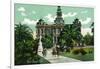 San Jose, California - Exterior View of City Hall-Lantern Press-Framed Art Print