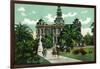 San Jose, California - Exterior View of City Hall-Lantern Press-Framed Art Print