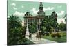 San Jose, California - Exterior View of City Hall-Lantern Press-Stretched Canvas