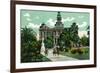 San Jose, California - Exterior View of City Hall-Lantern Press-Framed Premium Giclee Print