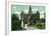 San Jose, California - Exterior View of City Hall-Lantern Press-Framed Art Print