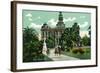 San Jose, California - Exterior View of City Hall-Lantern Press-Framed Art Print