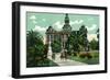 San Jose, California - Exterior View of City Hall-Lantern Press-Framed Art Print