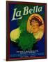 San Jose, California - La Bella Vegetable Label-Lantern Press-Framed Art Print