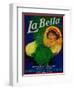 San Jose, California - La Bella Vegetable Label-Lantern Press-Framed Art Print