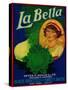 San Jose, California - La Bella Vegetable Label-Lantern Press-Stretched Canvas