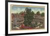 San Jose, California - View of Winchester Mystery House-Lantern Press-Framed Premium Giclee Print