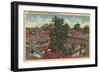 San Jose, California - View of Winchester Mystery House-Lantern Press-Framed Art Print