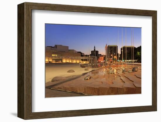 San Jose City Hall Plaza, San Jose, California, United States of America, North America-Richard Cummins-Framed Photographic Print