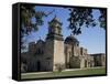 San Jose Mission, San Antonio, Texas, USA-Charles Bowman-Framed Stretched Canvas