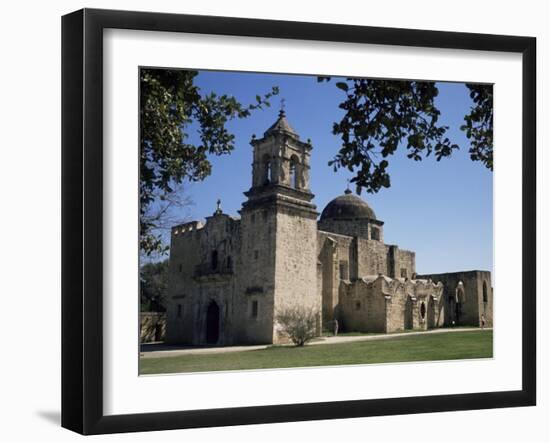 San Jose Mission, San Antonio, Texas, USA-Charles Bowman-Framed Photographic Print