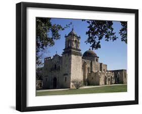 San Jose Mission, San Antonio, Texas, USA-Charles Bowman-Framed Photographic Print