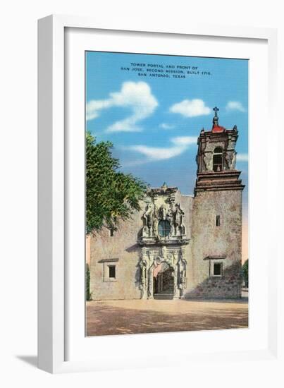 San Jose Mission, San Antonio, Texas-null-Framed Art Print