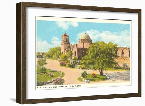 San Jose Mission, San Antonio, Texas-null-Framed Art Print