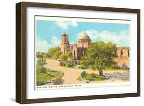 San Jose Mission, San Antonio, Texas-null-Framed Art Print