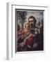 San Jose (Saint Joseph) Holds His Son in One Hand a Lily Stem in the Other-null-Framed Photographic Print