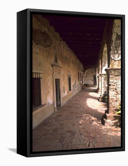 San Juan Capistrano Gardens, Home of the Swallows Mission, California, USA-Bill Bachmann-Framed Stretched Canvas